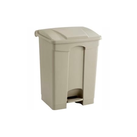 Safco Safco Plastic Step-On Receptacle, 17 Gallon Beige - 9922TN 9922TN